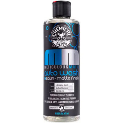 Chemical Guys Meticulous Matte Auto Wash For Satin Finish And Matte Finish Paint (16 Fl. Oz.)(Non Shrink-Wrapped) from B&Q