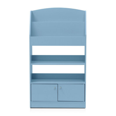 Walplus Kidkanac Magazine/bookshelf With Toy Storage CabinetLight Blue from B&Q