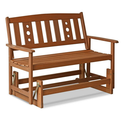 Walplus Furinno Tioman Outdoor Hardwood New Mexico GliderNatural from B&Q
