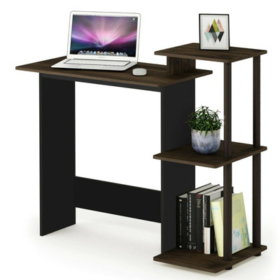 Walplus Furinno Efficient Home Laptop Notebook Computer DeskColumbia Walnut/brown from B&Q