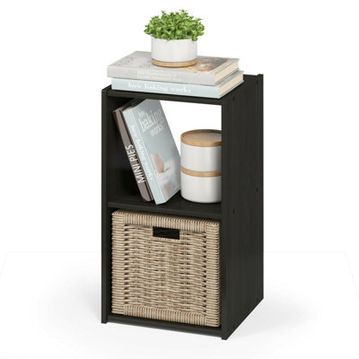 Walplus Furinno Pelli Cubic Storage Cabinet2X1Espresso from B&Q
