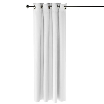 Walplus Furinno Collins Blackout Curtain 52X63 In. 1 PanelWhite from B&Q
