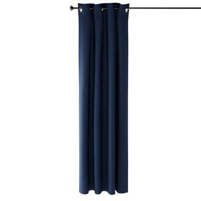Walplus Furinno Collins Blackout Curtain 52X84 In. 1 PanelDark Blue from B&Q