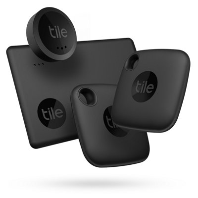 Tile Mate Essential (2022)4 Pack (2 Black Mates/slim/sticker) from B&Q