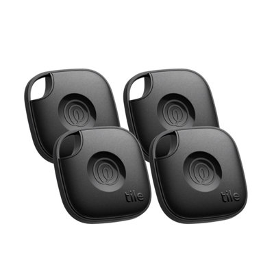 Life360 Tile Mate (2024)4-Pack (Black) from B&Q