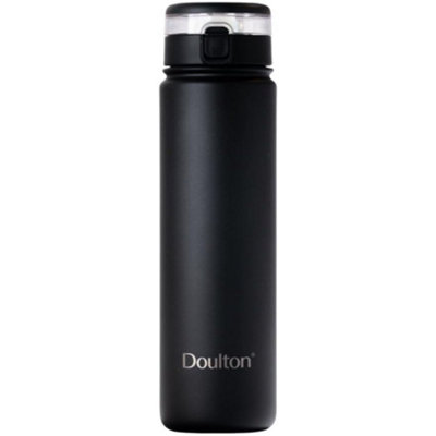 Doulton Taste 2 Steel Water Bottle With Filter Double Walled Insulated 500MlBlack from B&Q