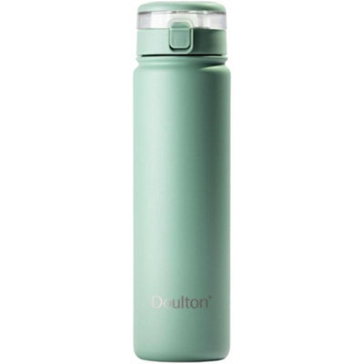 Doulton Taste 2 Steel Water Bottle With Filter Double Walled Insulated 500MlGreen from B&Q
