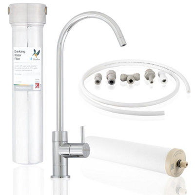 Doulton His Biotect Ultra Undercounter System + Pillar Tap + Installation Kit from B&Q