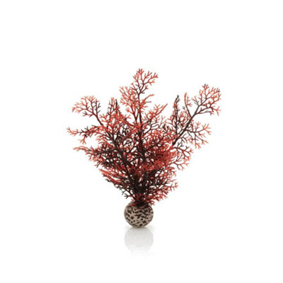 Oase Biorb Sea FanSmallCrimsonAquarium Fish Tank Ornament from B&Q