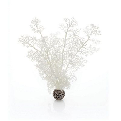 Oase Biorb Sea FanMediumWhiteAquarium Fish Tank Ornament from B&Q