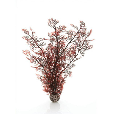Oase Biorb Sea FanMediumCrimsonAquarium Fish Tank Ornament from B&Q