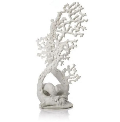 Oase Biorb Fan Coral Ornament White Medium Fish Tank Aquarium Decor Ornament from B&Q