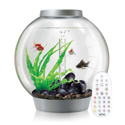 Oase Biorb Classic 60L Aquarium Fish Tank In Silver With Mcr Led Lighting from B&Q