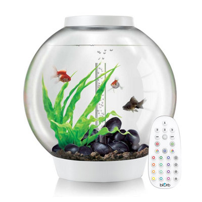 Oase Biorb Classic 60L Aquarium Fish Tank In White With Mcr Led Lighting from B&Q
