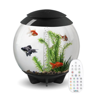 Oase Biorb Halo 30L Aquarium Fish Tank In Grey With Mcr Led Lighting from B&Q
