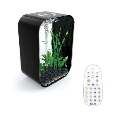 Oase Biorb Life 60L Aquarium Fish Tank In Black With Multi Colour Led Lighting from B&Q