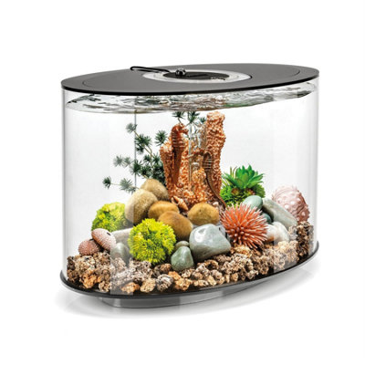 Oase Biorb Loop 15L Aquarium Fish Tank In Black With Mcr Led Lighting from B&Q