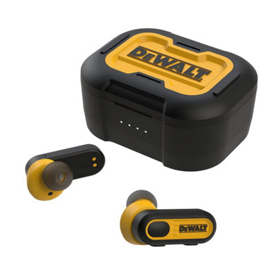 Dewalt Pro-X1 Wireless Earbuds Bluetooth 5.0 Headphones And Charging Case Ipx6 from B&Q
