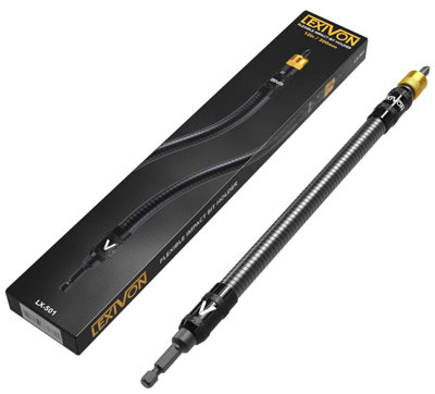 Lexivon 12-Inch Flexible Drill Bit Extension With Quick-Release Holder1 / 4 Inch Hex Shank (Lx-501) from B&Q