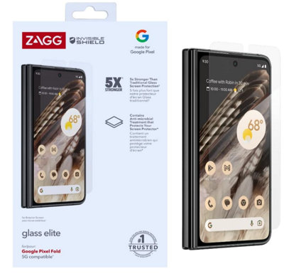 Zagg Invisibleshield Tempered Glass Screen Protector For Google Pixel Fold