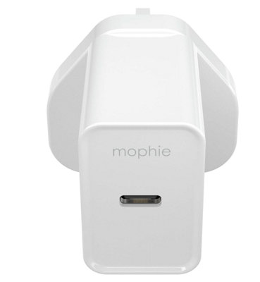 Zagg Mophie 20W Usb-C Fast Charger Wall Adapter For Uk - White