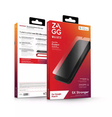 Zagg Invisibleshield Glass Elite Tempered Glass Screen Protector For Google Pixel 8 from B&Q