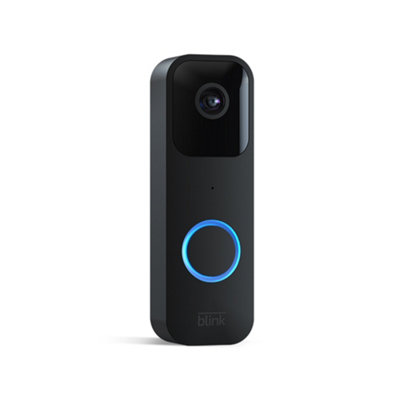B&Q -  Wireless Black Video Doorbell With Homebase