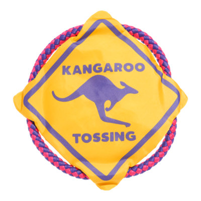 Bark Kangaroo Tossing Dog Crinkle Toy from B&Q