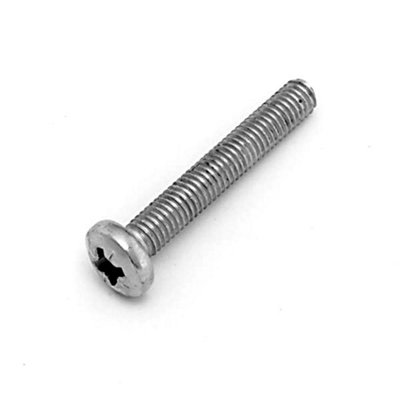Penn Elcom 100 X M6 Pozi Drive Pan Head Screws 40mm/1.57" S1090 from B&Q