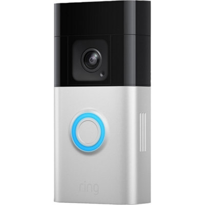 Ring Pro Satin Nickel Wireless Video Doorbell from B&Q