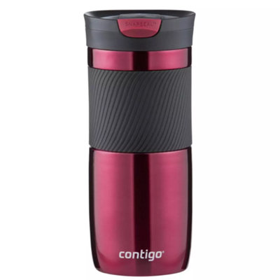 Contigo Byron Snapseal Travel Mug Stainless Steel Vacuum Flask Leakproof Tumbler Red