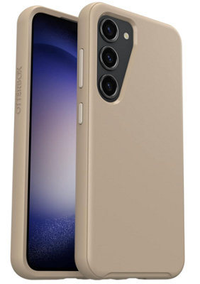 Otterbox Symmetry Case For Samsung Galaxy S23, Shockproof, Drop Proof, Protective Case, Antimicrobial Protection, Beige
