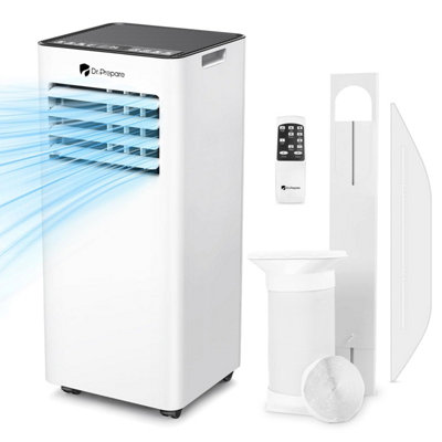 Dr.prepare 9000 Btu Air Conditioning Unit4-In-1 Portable Conditioner With Remote ControlDehumidifierCooling Fan 2 Speeds from B&Q