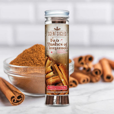 Premier Decorations Limited Scentsicles 6 Scented Christmas Tree Ornaments Hanging Sticks Dashes Of Cinnamon from B&Q
