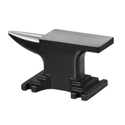 Vevor Single Horn Anvil, 9 Lbs Cast Steel Anvil, High Hardness Rugged Round Horn Anvil Blacksmith, Compact Design And Stable Base, Forge Tools And Equ - Image 3