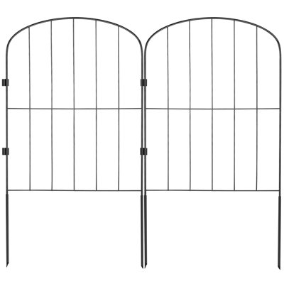 B&Q -  Garden Fence24 In (H) X 11 Ft (L) Animal Barrier FenceUnderground Decorative Garden Fencing10 Pack