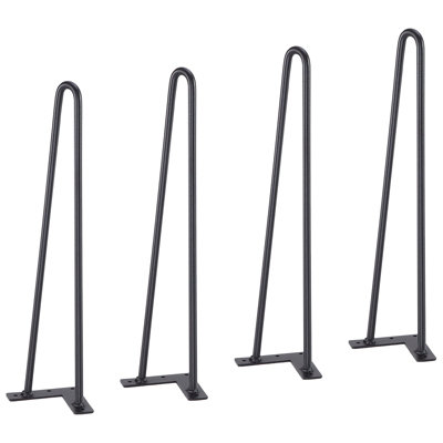 VEVOR 482.6MM Hairpin Furniture Legs Solid Metal Heavy Duty Dining Table Leg - Image 3