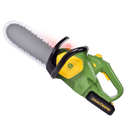 Sunny Days Green John Deere Motorised Chainsaw Toy, Pretend Play Tool With Lights And Sounds, Rotating Blade, Removable Battery Pack, Safe Durable Design, Indoor Outdoor Role Play, Ages 3+, Includes Batteries - Image 5