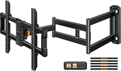  - Perlegear Tv Wall Bracket943 mm Long Arm For 42-84 Inch TvsExtra Reach MountArticulating Full Motion Tv With Swivel & Tilt
