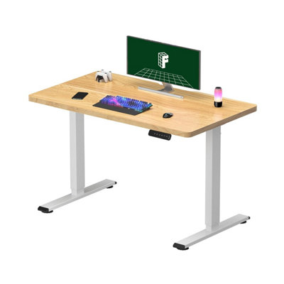 Flexispot One Piece Electric Standing DeskSit Stand Table Height Adjustable With Memory Smart Pannel For Home Office100 X 60 from B&Q