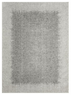  - Grand Street Grn03 Light Grey Rug By Dkny-183Cm X 274Cm