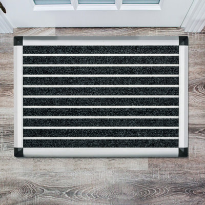 Hometex Solutions Hometex Premium Aluminium Indoor Entrance Mat40 X 60Cm from B&Q