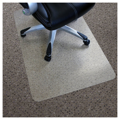 Hometex Solutions Hometex Universal Clear Pvc Non-Slip Chair Mat For Low Pile Carpets90 X 120Cm from B&Q