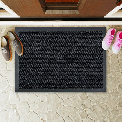 Hometex Solutions Hometex Universal Anti-Slip Entrance Mat90 X 150CmStorm Grey from B&Q
