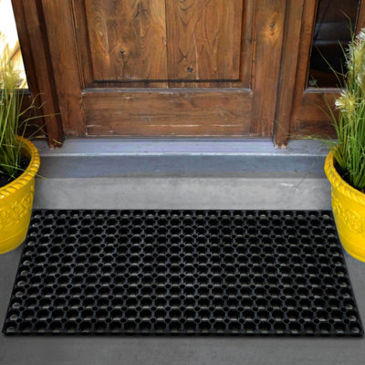 Hometex Solutions Hometex All Seasons Outdoor Entrance Mat60 X 80CmBlack from B&Q