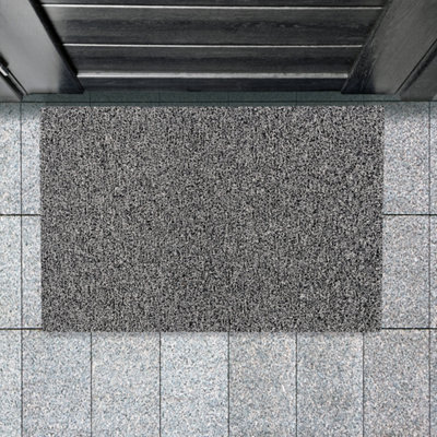 Floortex Doortex Twistermat Outdoor Entrance MatBlack / White90 X 150Cm from B&Q
