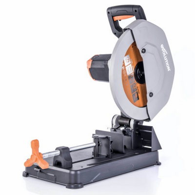 Evolution R355Cps 355mm Chop Saw With Tct Multi-Material Cutting Blade 230V from B&Q