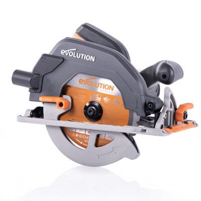 Evolution R185Ccs 185mm Circular Saw With Tct Multi-Material Cutting Blade (110V) from B&Q