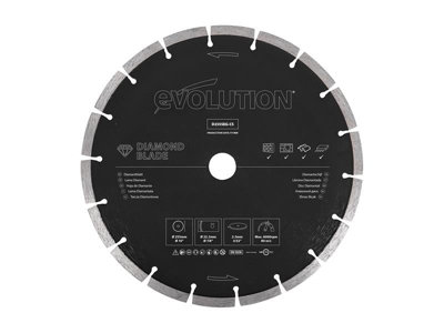 Evolution General Purpose Diamond Blade 255 X 22.2mm from B&Q