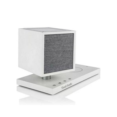 Tivoli Audio Revive Bluetooth Speaker With Wireless Charging Pad & Lamp White / Grey from B&Q